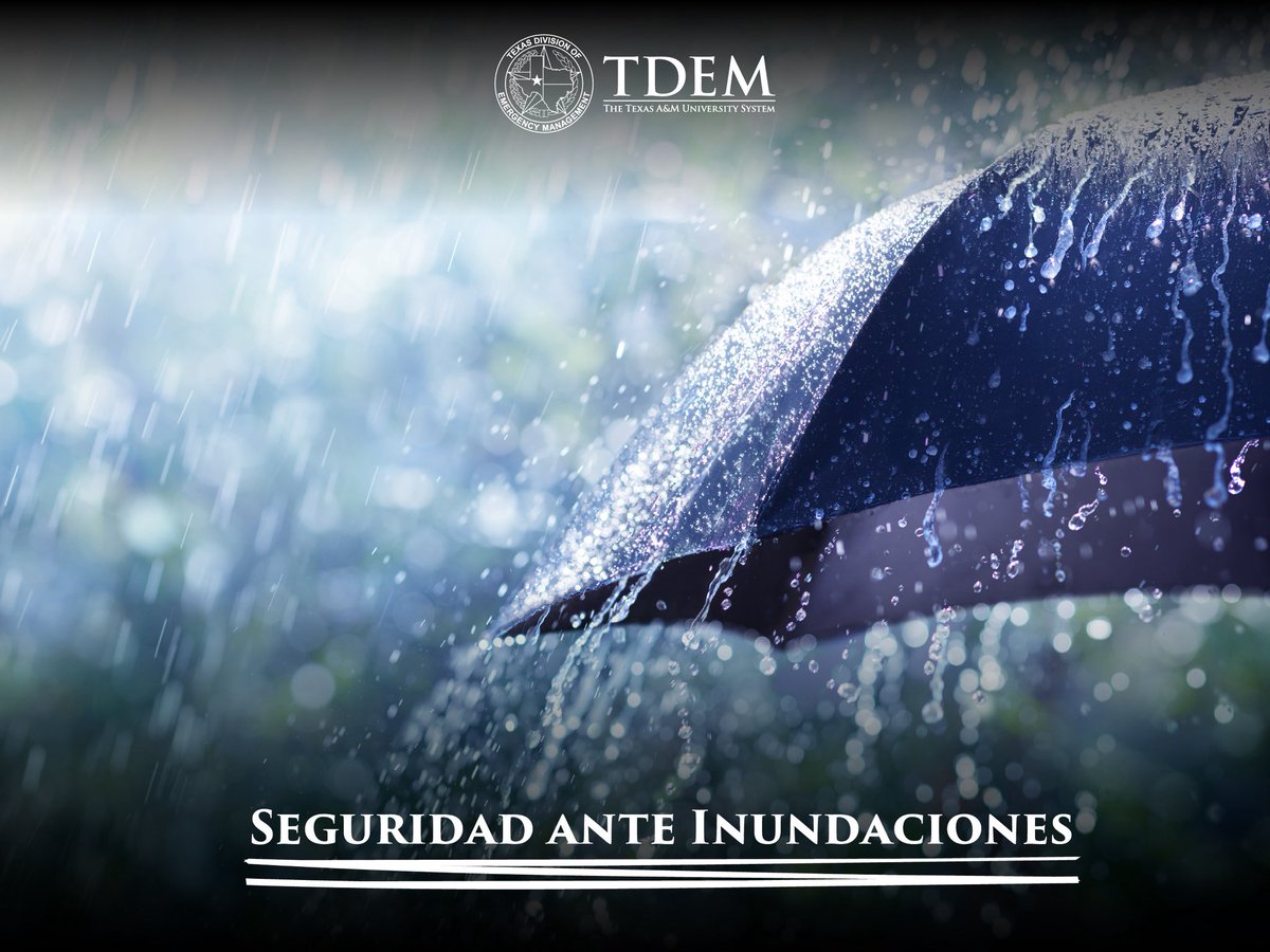 Conforme la lluvia e inundaciones continúan afectando TX centro, recuerda:

🌧️Una inundación puede ocurrir rápido
🚘Nunca transites a través de las aguas de la inundación
⚠️Da la vuelta, no te ahogues
🚨Sigue instrucciones de funcionarios locales

Recursos disaster.texas.gov
