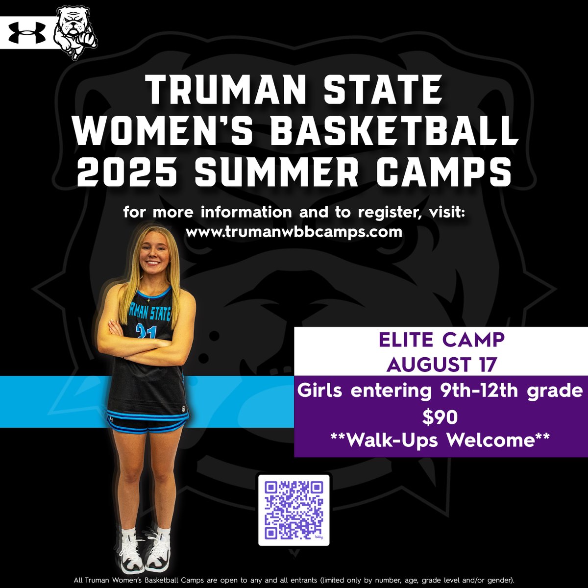 You asked for a second elite camp, and we're delivering...JUST FOR YOU!!

Get signed up for our last Elite Camp of the summer at trumanwbbcamps.com!!
