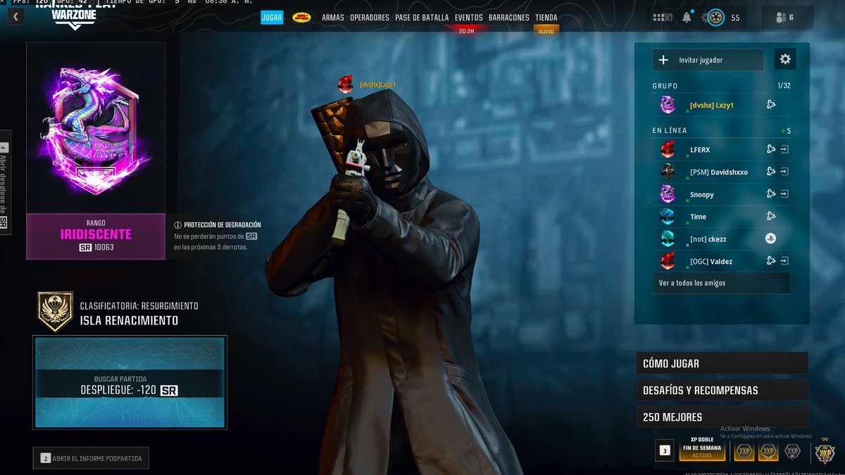 Top250🔱 Se logró! 
W/<a href="/MazzieBoi/">Mazzie</a>             <a href="/post_mortemES/">PostMortem Esports</a>