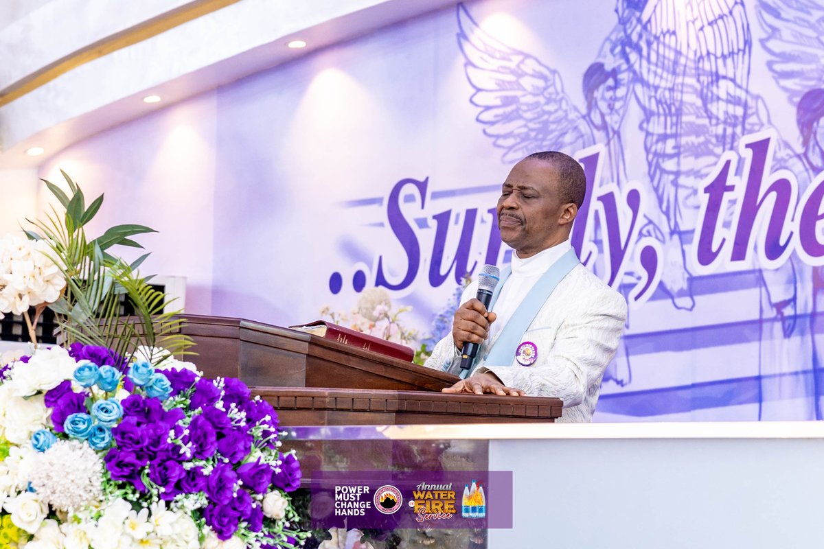 MFMWorldwide's tweet photo. I am praying for someone here: that the angels of war will walk back into your foundation, will walk back into your root, and will get solutions for you, in the name of Jesus. (Amen!)
#PMCHJuly2025
#AnnualWaterOfFireService #WaterOfFire2025
#DeepDeliverance @REAL_DKOLUKOYA https://t.co/gPx8zjktjz