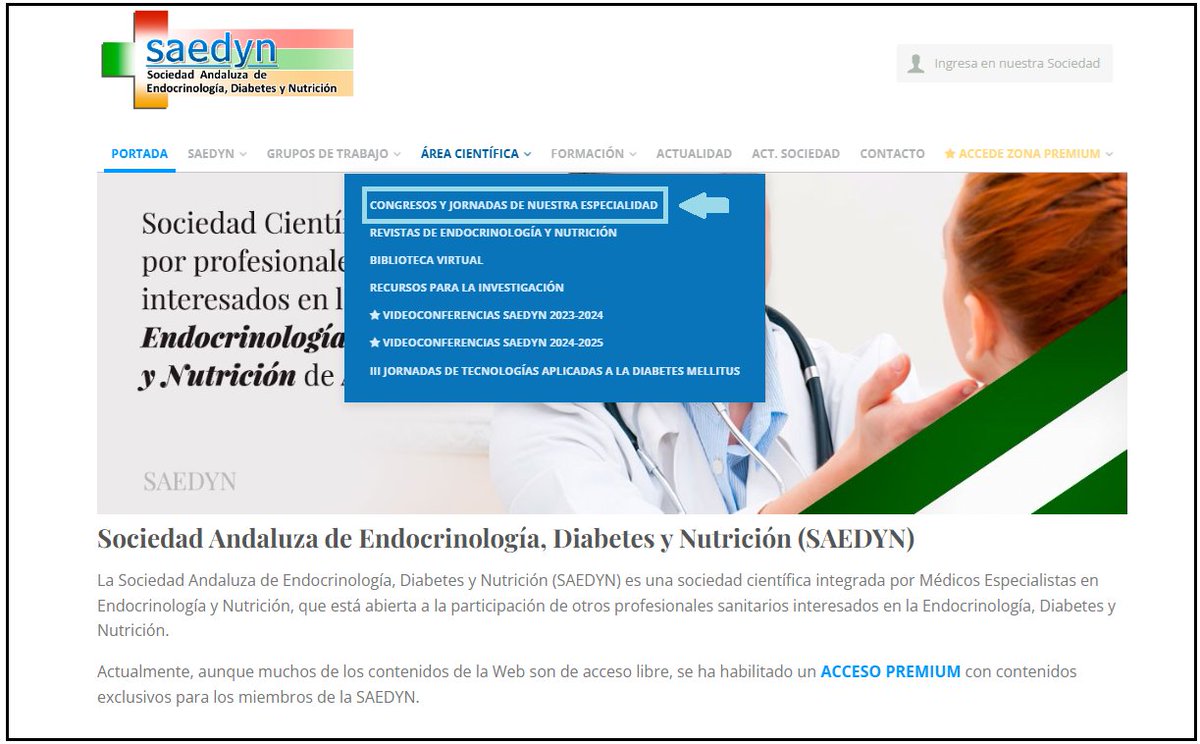 📜Sección #Congresos y #Jornadas Científicas 
📟saedy.es
🔁Actualizada !!!

Encuentra tu actividad formativa

🔗saedyn.es/congresos/actu…