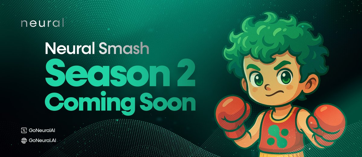 $NEURAL Smash Season 2 coming soon.
Bigger prizes. New mechanics.
Get ready to smash.