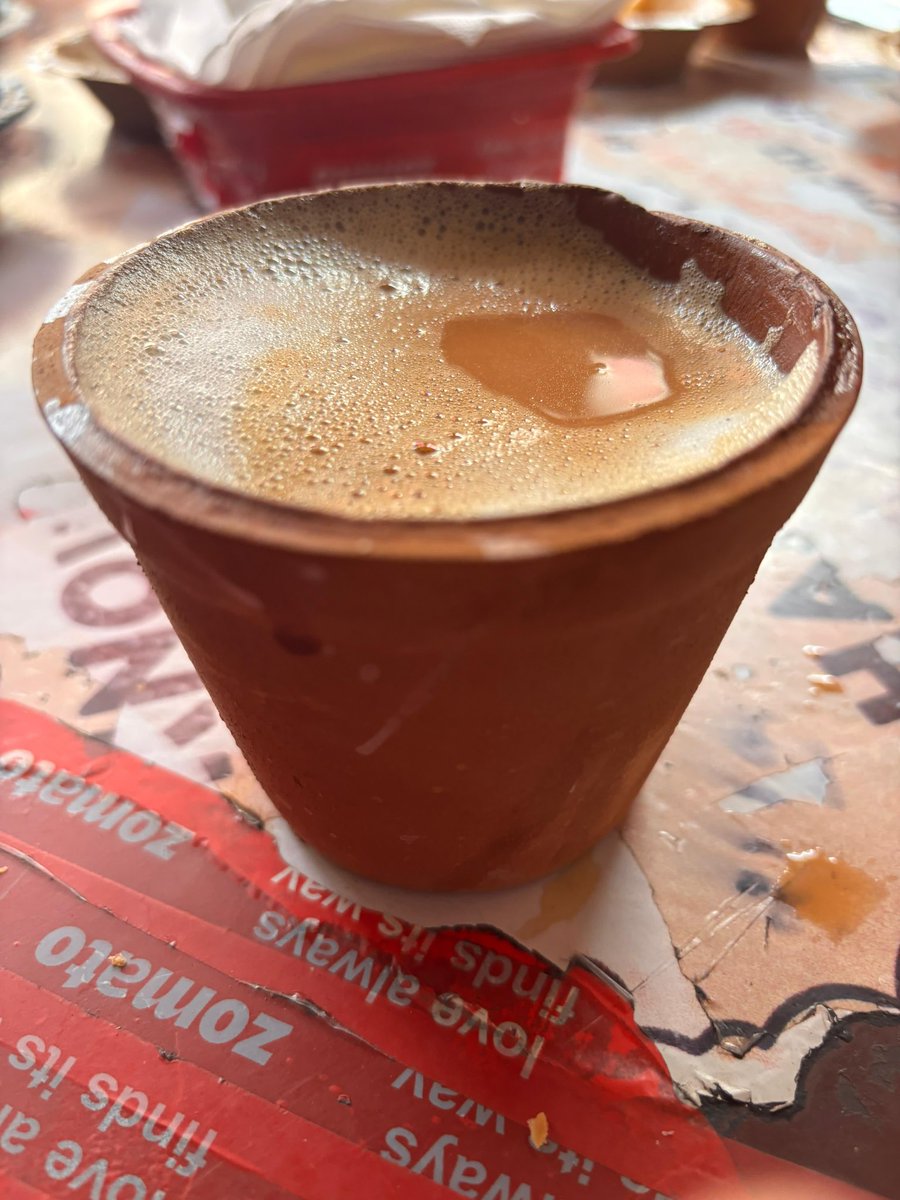 Nothing beats desi kulhad ki chai 😍