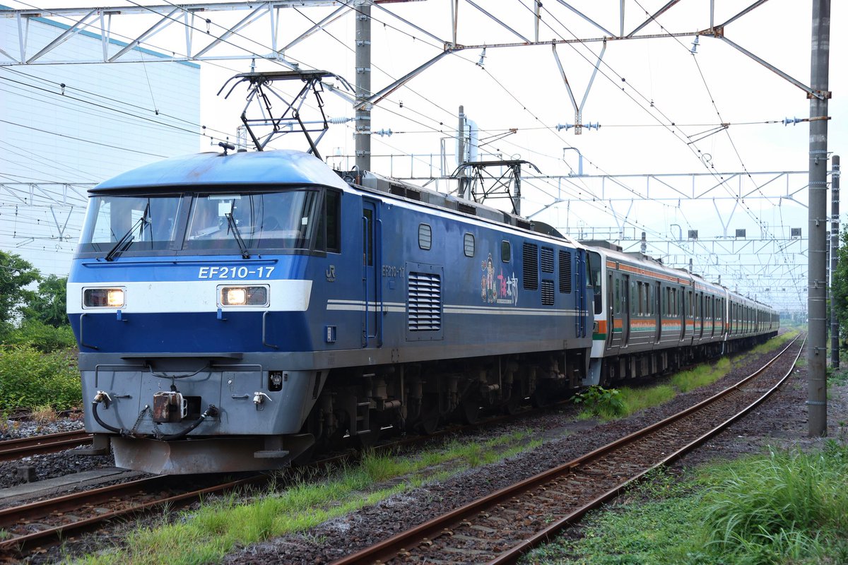 2025/07/05
8862レ 流鉄譲渡甲種
EF210-17+211系GG編成×4
GG5+GG6+GG8+GG9編成