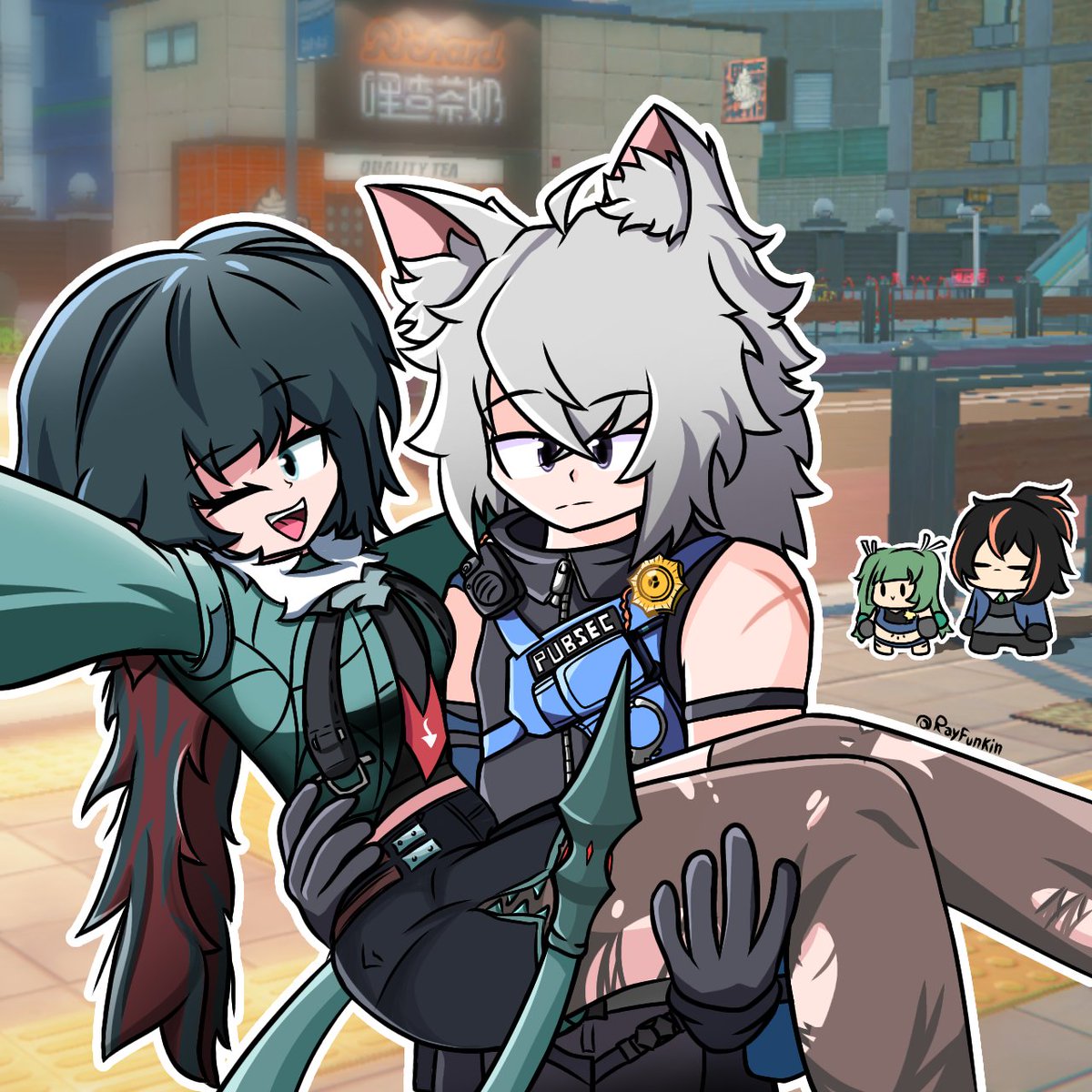 FunkinRay_'s tweet image. 🐱Seth y Jane🐭

La mano ya hasta me duele de tener que poner un chingo de detalles en el dibujo

Soy muy perfeccionista(Esa es mi debilidad en los dibujos)

#ZenlessZoneZero 
#zzzFanart