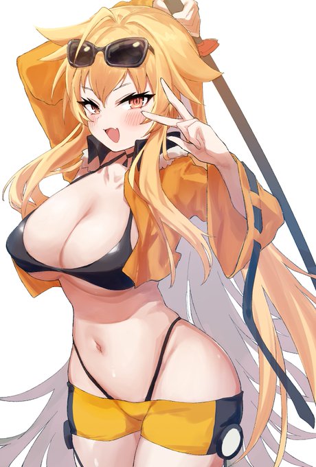 #ビキニの日 🍑
ビキニと言えばクロアちゃん⚡ 