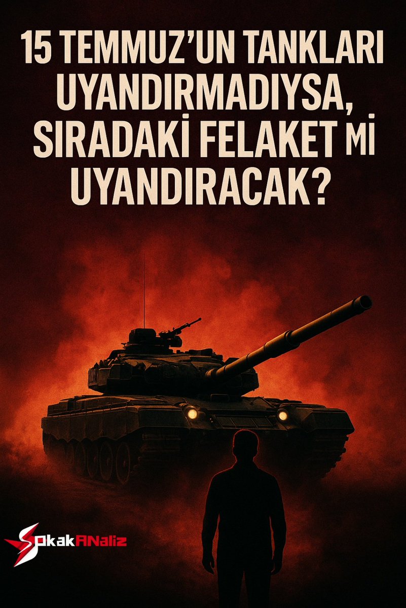 Derin Uyku 15 Temmuz’u Getirmişti.

Peki, Uyandınız mı?

15 Temmuz 2016 gecesi, Türkiye Cumhuriyeti tarihinin en karanlık ve en çarpıcı anlarından birine tanıklık etti. Bir grup asker görünümlü darbeci, halkın iradesine karşı silaha sarıldı; uçaklar meclisi bombaladı, tanklar