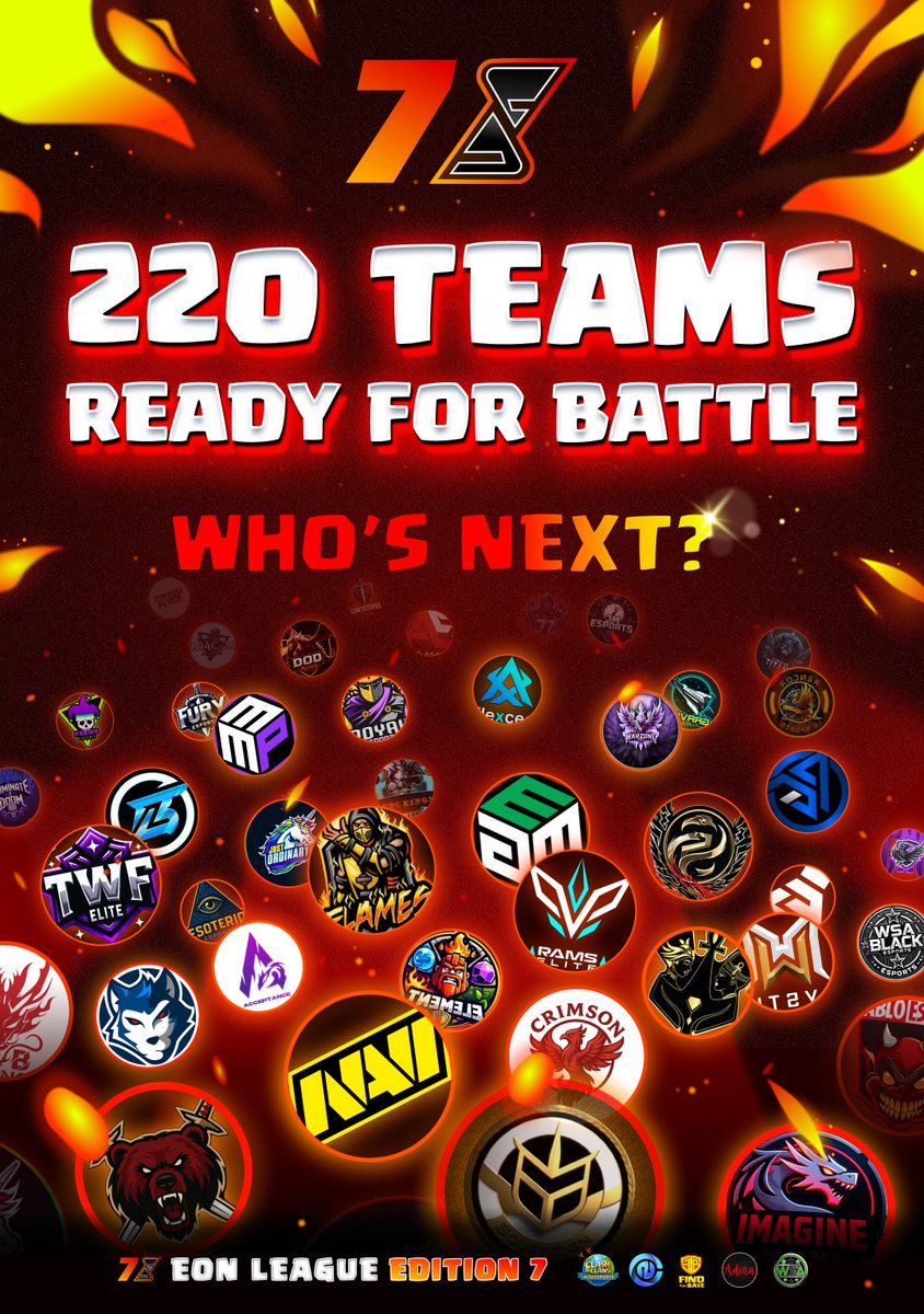 🚨 More than 220 teams have already signed up, but there are still spots available! 💥 

➡️ You only have 4 days left to register for EON League Edition 7: discord.gg/QPqtbBdZyy

🏆 $5,000 in prizes and balanced matchups await!

#ClashEsports #ClashOfClans #esport
