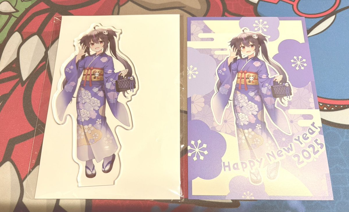 うちにも到着してたNew yearグッズ
ありさの今年の目標がありさらしいなって思ったw
振袖可愛すぎてファンボでもイラスト依頼だしたくらいお気に入り

#らいとあっぷグッズ