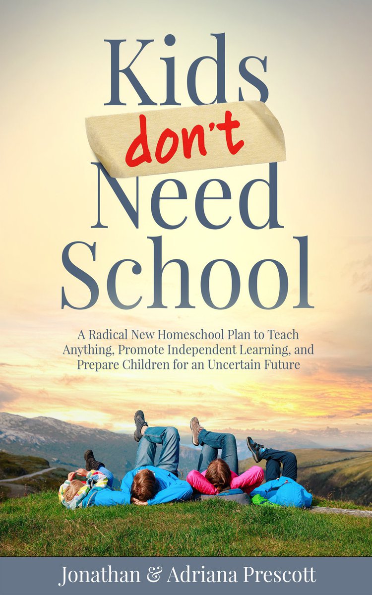 Our book, "Kids Don't Need School" teaches parents a radical new approach to homeschooling that combines the elements of the parent-child relationship, building agency, motivation, and teaching to mastery in an all-in-one approach and philosophy.

Link in profile.