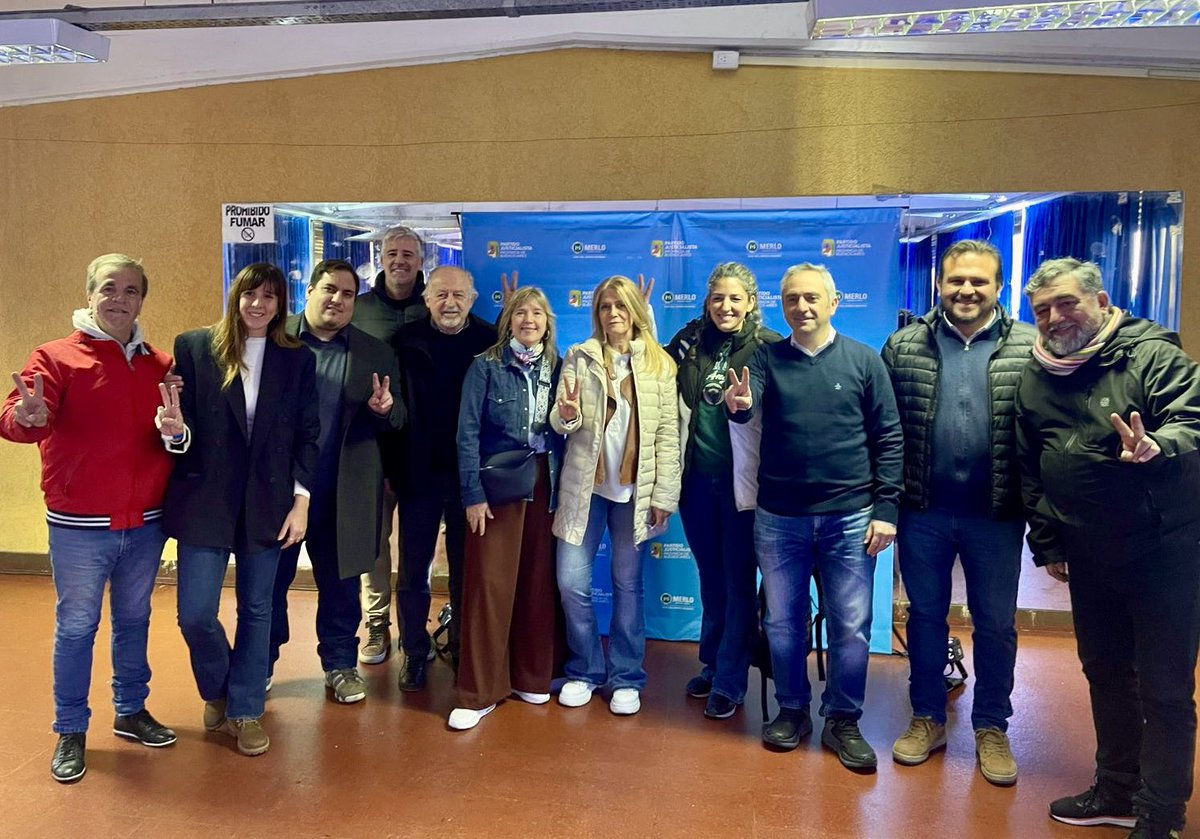 Ya estamos en #Merlo junto a compañeros y compañeras para participar del Congreso del Partido Justicialista bonaerense ✌️