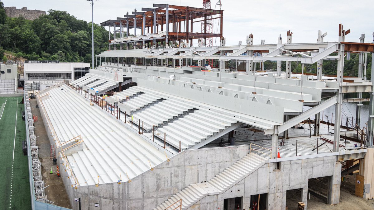 A year ago vs. today - incredible progress on the Michie Stadium Preservation Project. 

Proud of the teamwork and how far we've come. 

#ArmyStrong