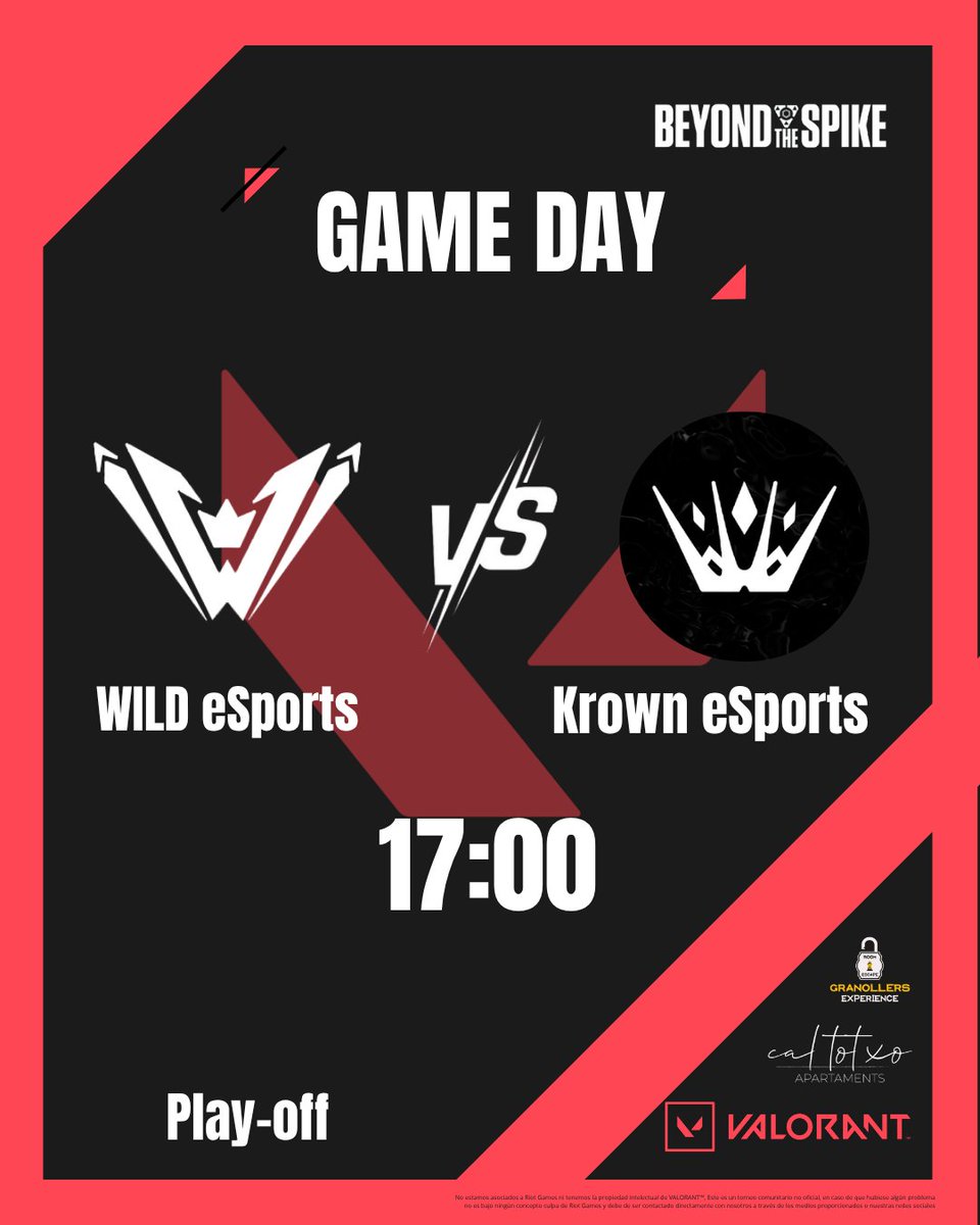 🔥Esto empieza ya primera semifinal no te lo pierdas apoya a tu equipo o simplemente disfrútalo🔝

Cast de hoy: <a href="/SttarPlatinum/">Mateo 'Star' Muiños</a> 

Twitch: twitch.tv/beyond_the_spi…

<a href="/krownclub/">Krown Esports</a> 🆚@WILDesports_ES