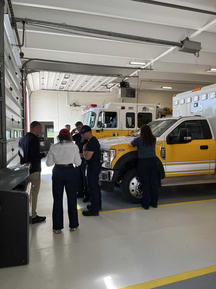 Thank you to Greenwood Station 18 for their heroic attack of the truck fire on Route 7!