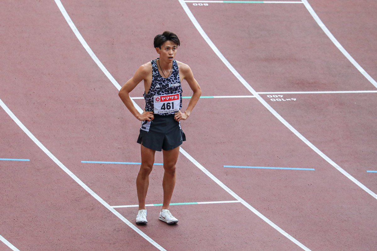 iam_saya_a's tweet photo. #日本選手権　
男子1500m 予選2組

鈴木景仁選手(富士山GX)3'49"34 https://t.co/2zVA34fKNI