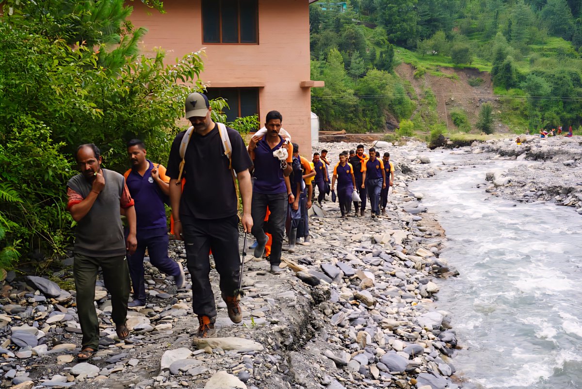 HP_SDRF's tweet photo. Relief Delivered at Village Roaad
On 5th July 2025, SDRF Team  distributed 3 essential need kits provided by the Distt. Administration, delivered basic medicines to patients, and gathered further requirements from the villagers. 
#HPSDRF
@CMOFFICEHP @SatwantAtwal @arjit_sen https://t.co/oLiQ0sgt6U