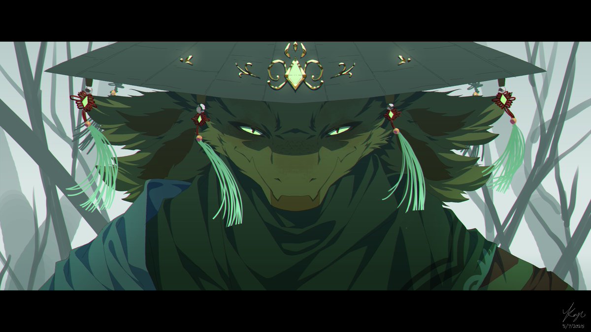 #artfight2025 
0002: Zhircon by LazyBoii (on artfight)

(Another quickie for today 🐊👉👈)