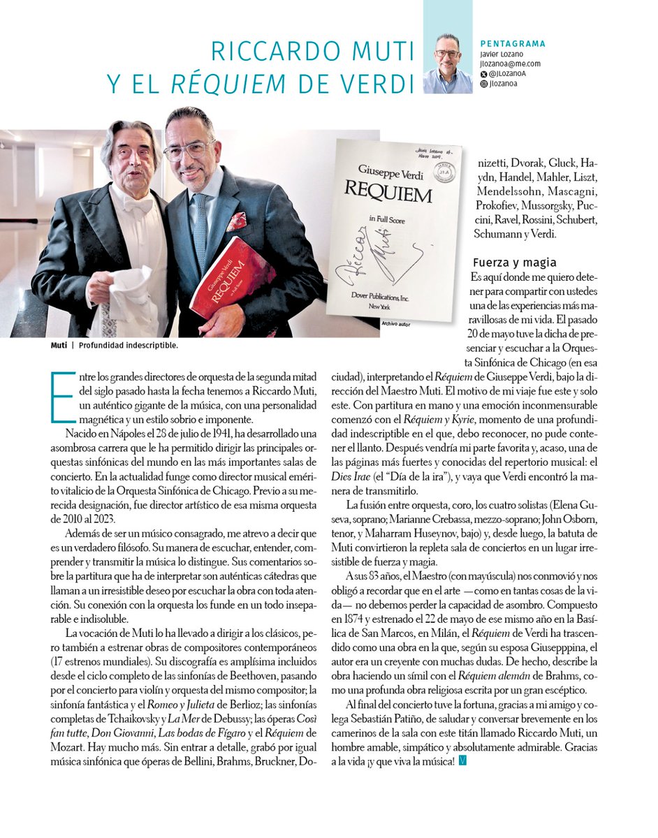 VertigoPolitico's tweet photo. “Riccardo Muti, un auténtico gigante de la música”. | Descubre todos los detalles con @JLozanoA y su Pentagrama en Vértigo Político https://t.co/ObOSzomMpu https://t.co/9cZgzbhduO
