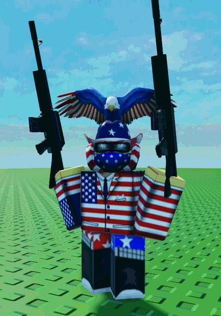 FALLACY_NEWS's tweet photo. !! HOLIDAY/TEASER !!

Sorry I missed it, but happy 4th everyone! Here’s a special render of Thomas made for the holiday, which MAY become a skin.

#RBLXFallacy https://t.co/1L31PXZl4z