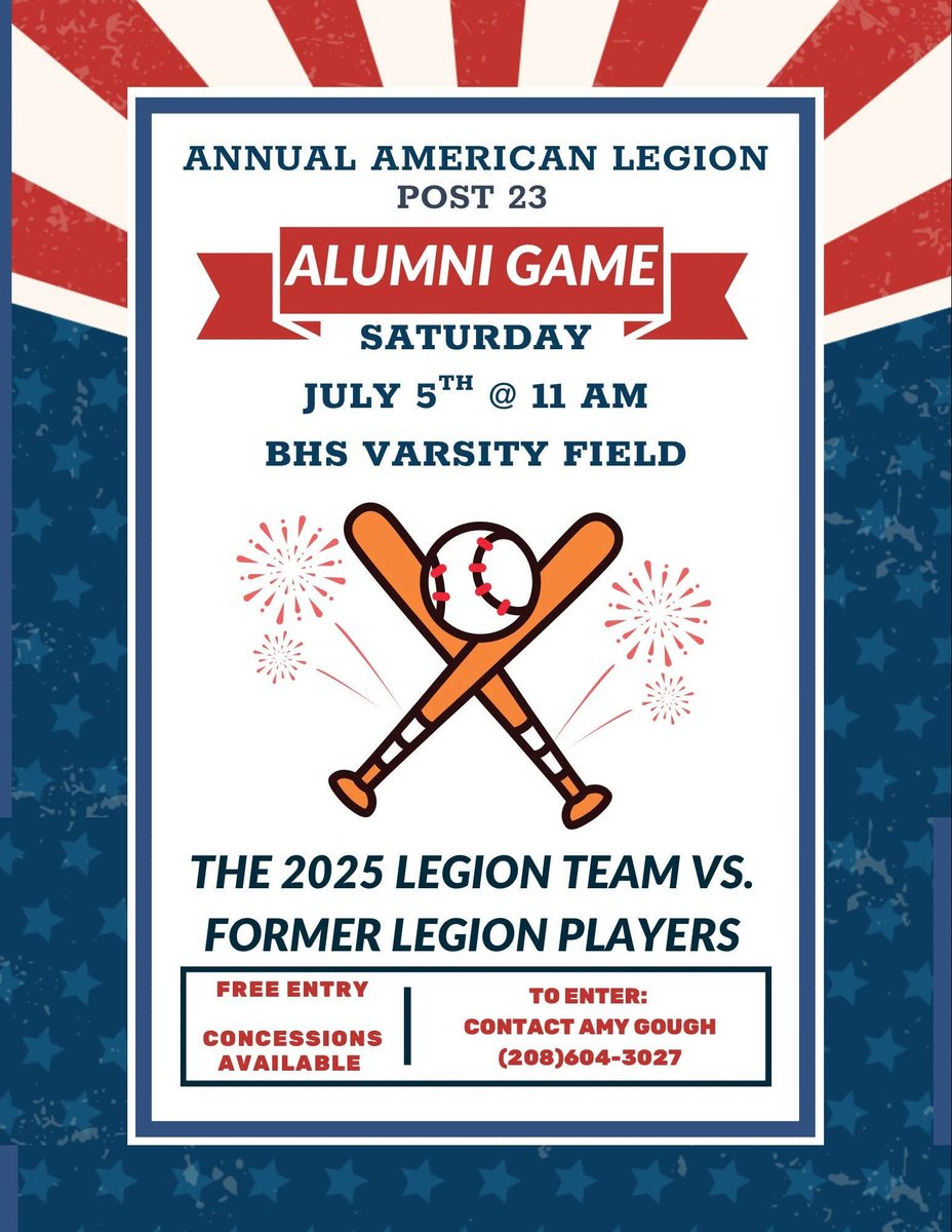 TODAY!!!!!!!  Come on out and join us.   It will be  a fun time ans Rico Tacos  will be there.    11am BHS fields.