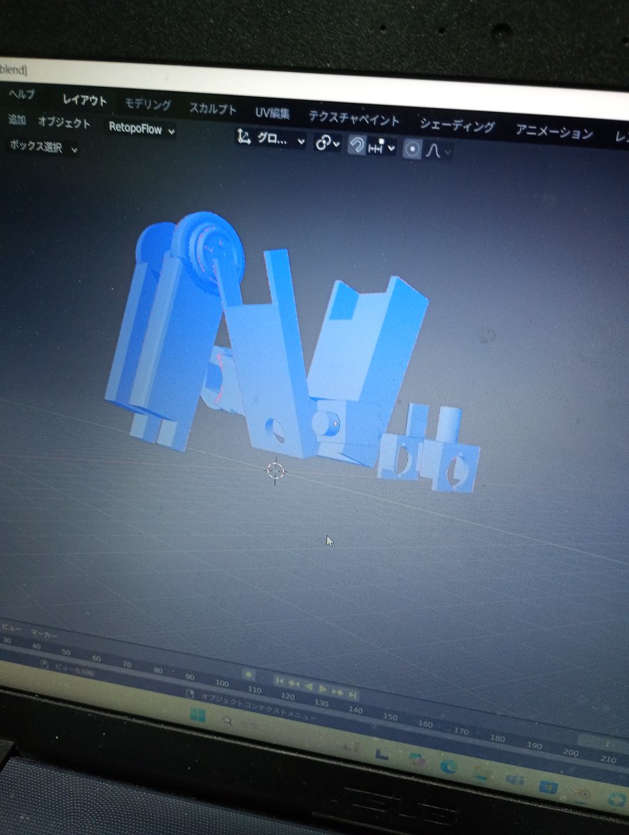 いずペンに、ステサフ
バッシュ1/48 足関節見直しで、仮印刷へ。