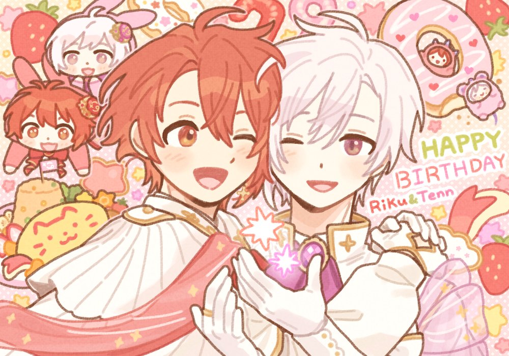 리쿠랑 텐~~ 쌍둥이들아 생일 축하해❤️🩷❤️🩷
#七瀬陸生誕祭2025
#九条天生誕祭2025