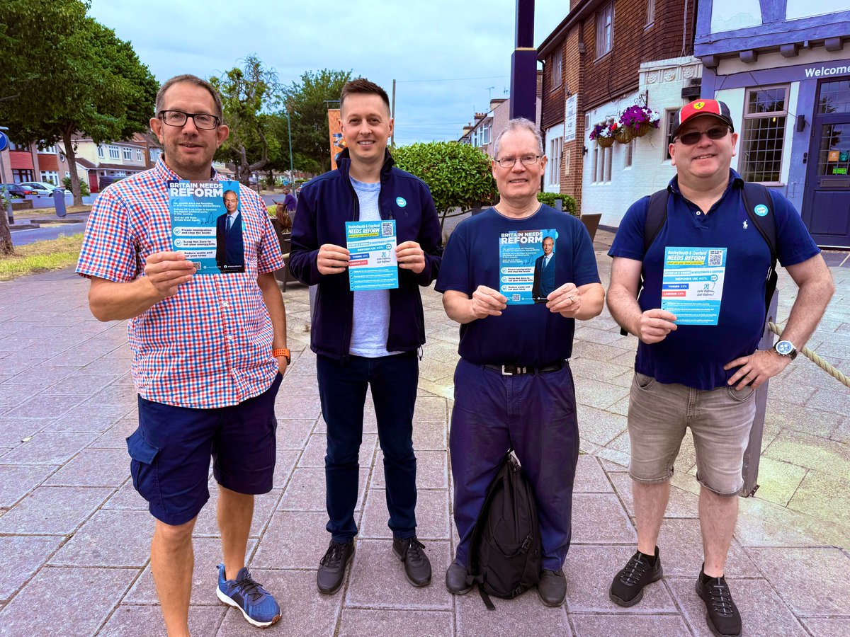 ReformBexley's tweet image. Great to be in West Heath ward today!
We’re continuing to spread the message of common sense politics across Bexleyheath & Crayford.
Bexley needs Reform ➡️🇬🇧