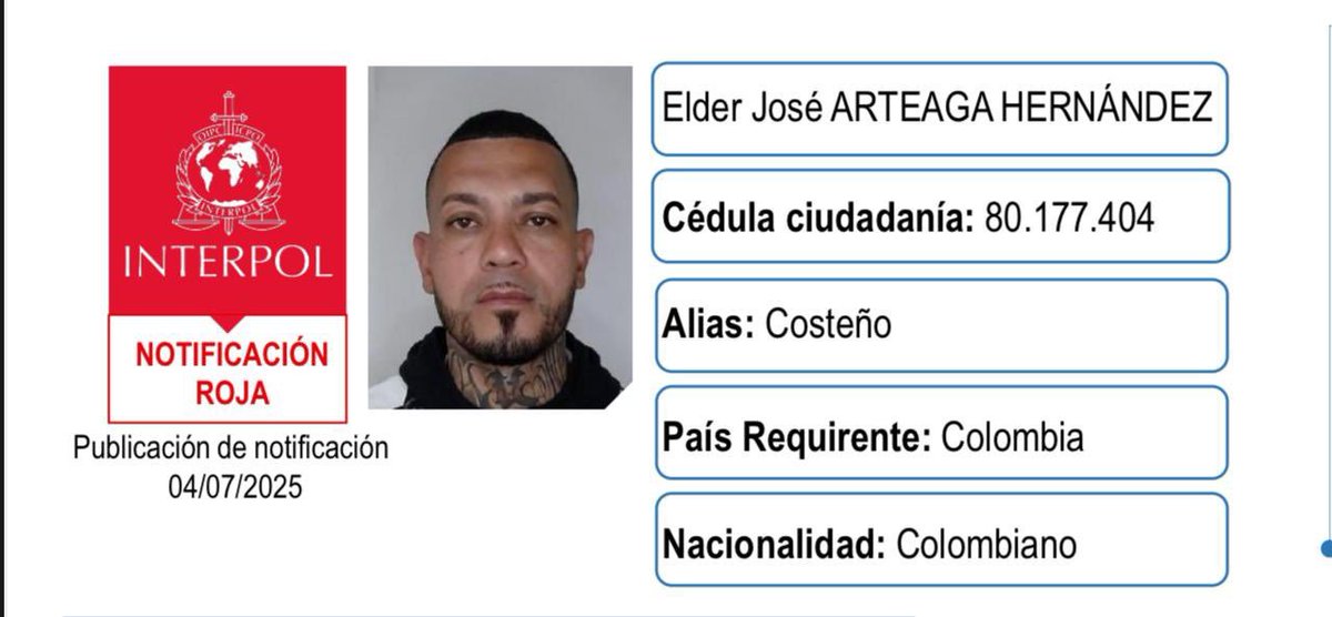 La captura de alias el “Costeño”, a quien se le atribuye la instigación para “atentar” contra Miguel Uribe, tiene muy preocupada a mucha, mucha, Gente de Bien. Entre otras cosas deberá esclarecer ante la quienes fueron los autores intelectuales y por qué se alteró la munición