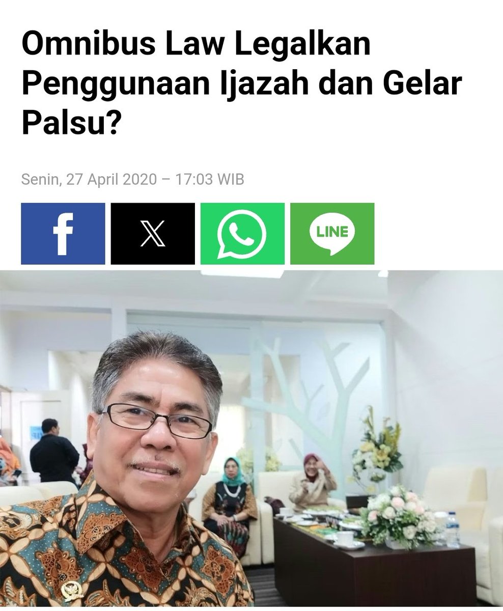 Jokowi sdh mempersiapkan ijazah dan gelar palsu tdk bisa dijerat pasal pidana

RUU cipta kerja omnibuslaw disahkan DPR jadi UU no 11 thn 2020 pada 5 nov 2020

Putusan MK nomor 91/PUU-XVIII/2020 menyatakan UU cipta kerja inkonstitusional

Smakin terkuak
jpnn.com/news/omnibus-l…