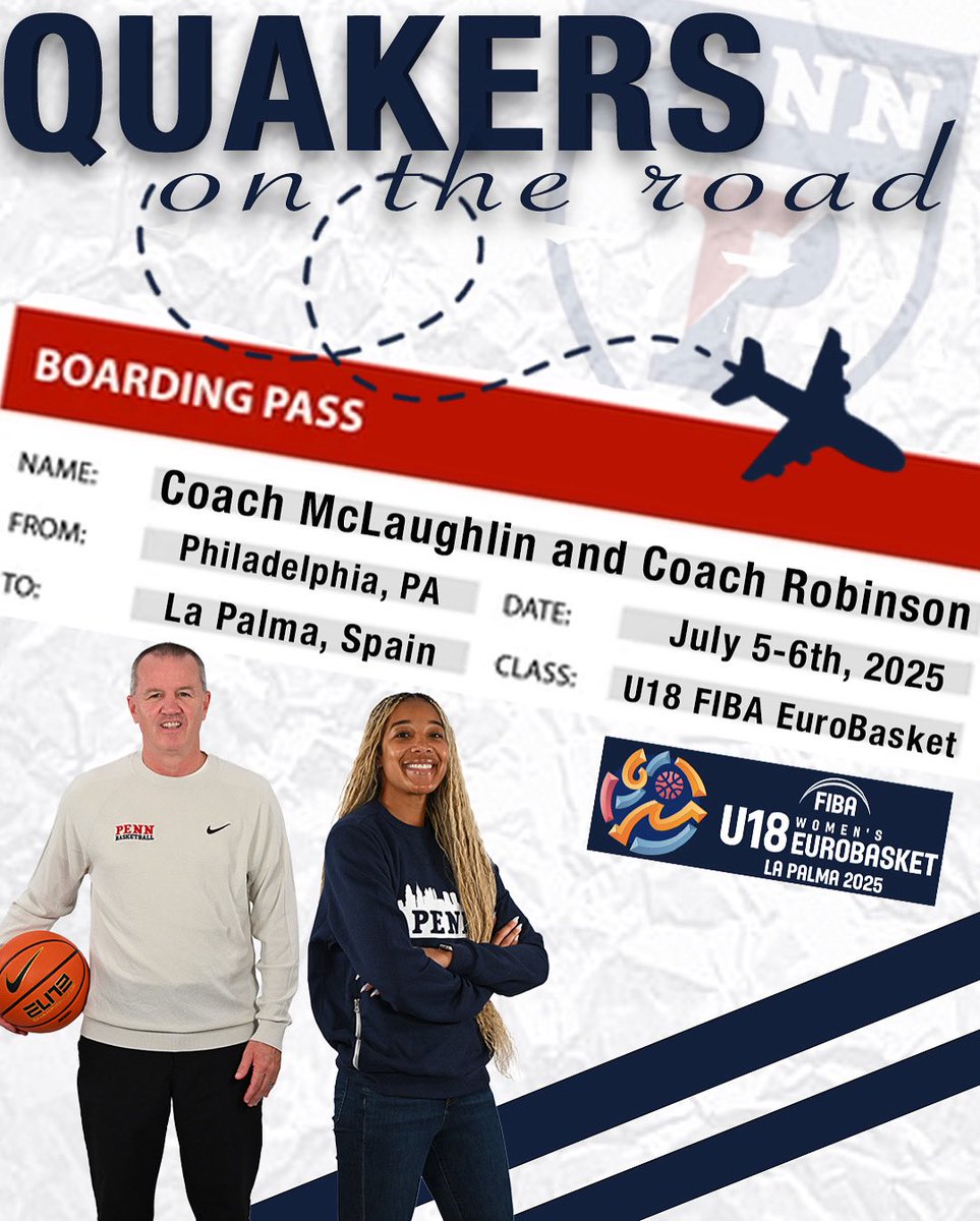 PennWBB's tweet image. HOLA! 🇪🇸 We are on the look out for future Quakers this week in La Palma, Spain! #FightOnPenn