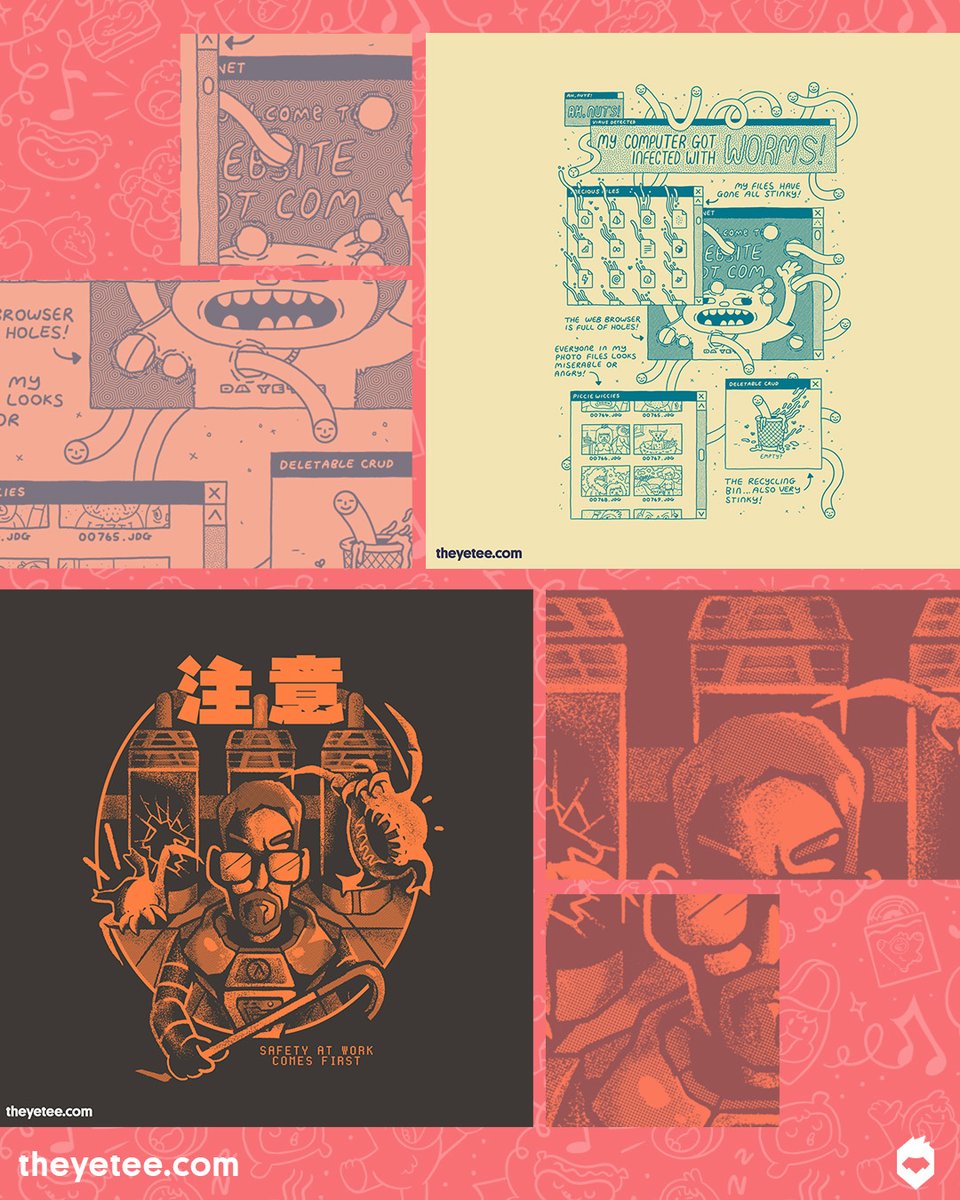 Today’s #dailytees are having an inauspicious first day at work! theyetee.com
