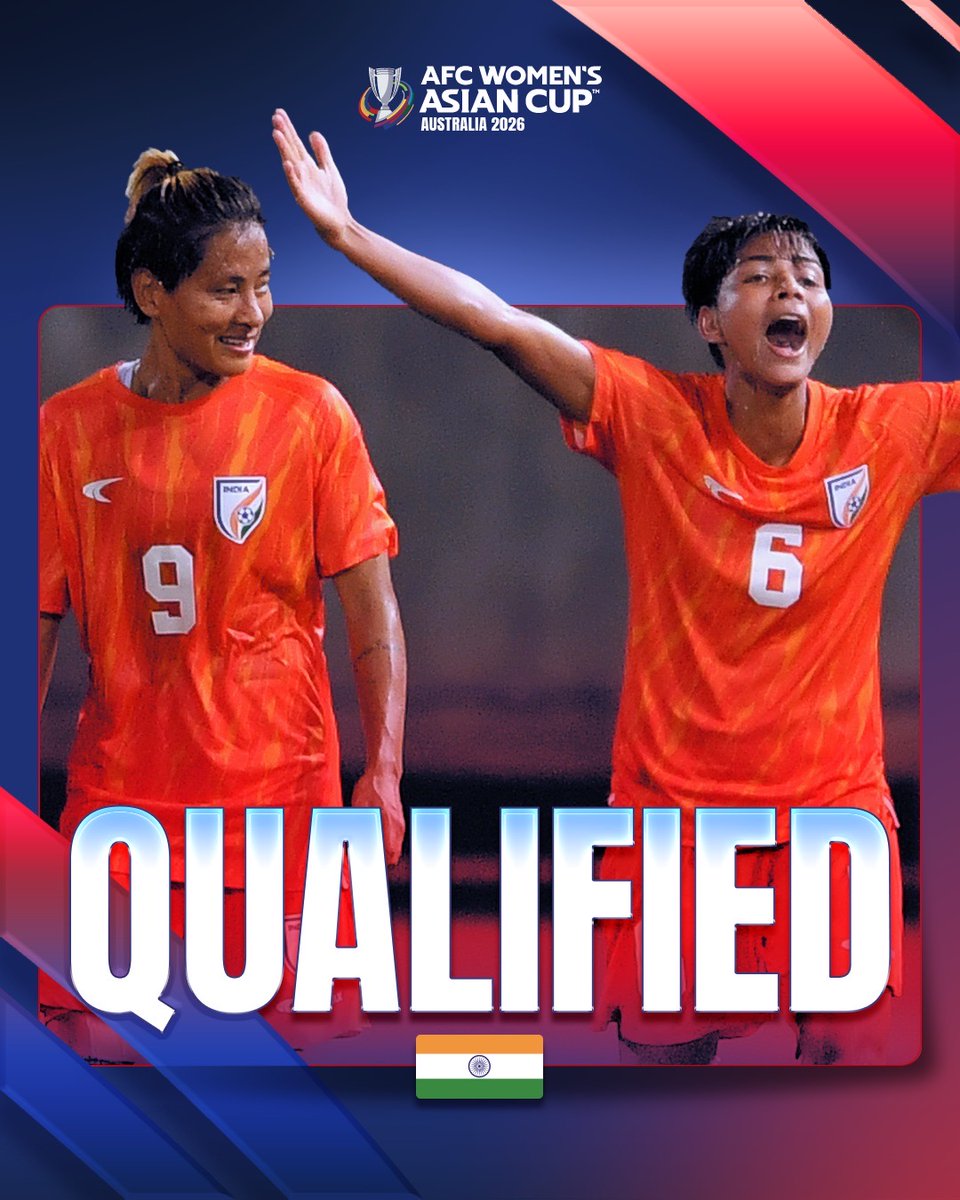 ✨ 𝐐𝐔𝐀𝐋𝐈𝐅𝐈𝐄𝐃 ✨ 

🇮🇳 India show sublime skill and determination and are #WAC2026 bound!