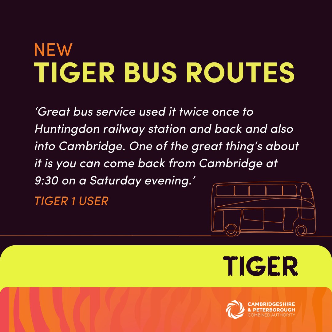 We love hearing feedback like this! 💬

Tiger Buses are making travel easier, faster, and more convenient across the region 🐯 🚌

Not tried a Tiger Bus yet? Plan your journey today 👉 orlo.uk/ur3qV

#TigerBus #BusTravel