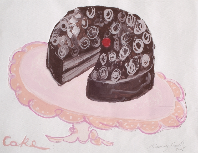 GivingtoGeorges's tweet image. We're wishing our NHS a Happy 77 Birthday! To our colleagues at @geshNHS we're proud to support you. 💙
Now what is a birthday without some cake! Here's a special one from St George's Art collection: Cake, Kimberley Grundle, acrylic on paper, 2008, 35 (H) x 50 (W) cm, SGHC0314