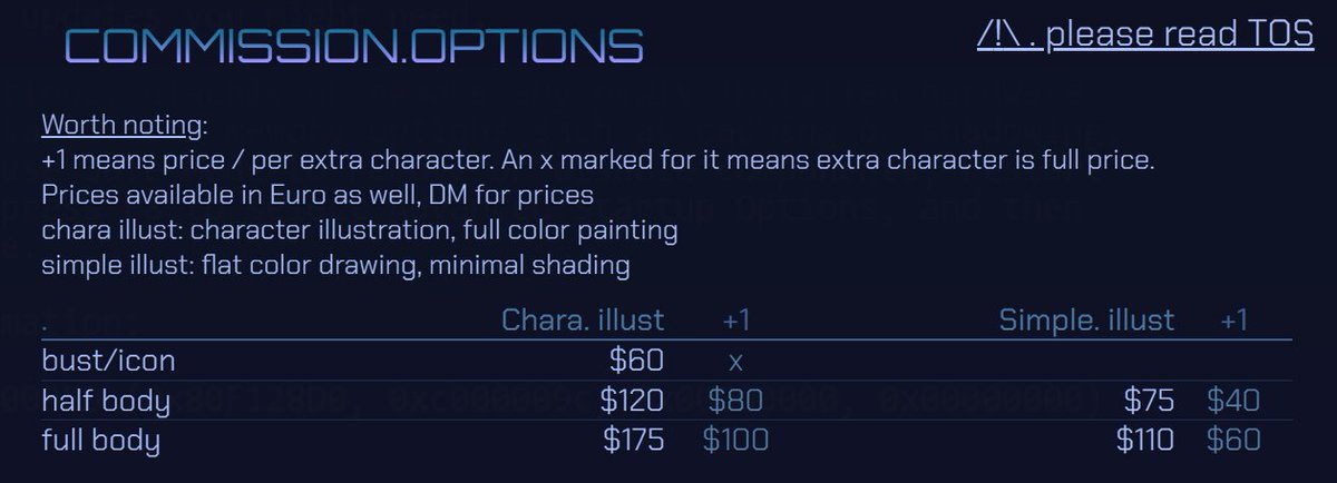 CXMMISSIXNS . OPEN //:
opening 1 full color painting and 3 Minimal shading slots!  More information in thread:
DM if interested!