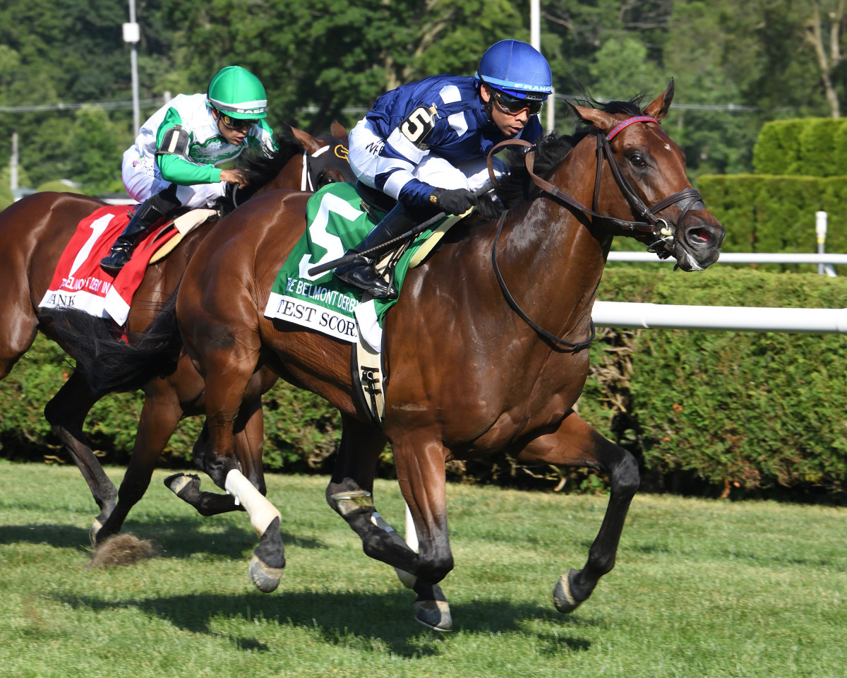 Equibase (@equibase) on Twitter photo TEST SCORE is now a G1 winner and a millionaire! π°π
The 3yo Lookin At Lucky colt overcame a bobble at the start after brushing the gate, rallying late in the stretch to win the G1 Belmont Derby Invitational by 1 1/4 lengths at #Saratoga for trainer <a href="/GrahamMotion/">GrahamMotion</a> with TEST SCORE is now a G1 winner and a millionaire! π°π
The 3yo Lookin At Lucky colt overcame a bobble at the start after brushing the gate, rallying late in the stretch to win the G1 Belmont Derby Invitational by 1 1/4 lengths at #Saratoga for trainer <a href="/GrahamMotion/">GrahamMotion</a> with