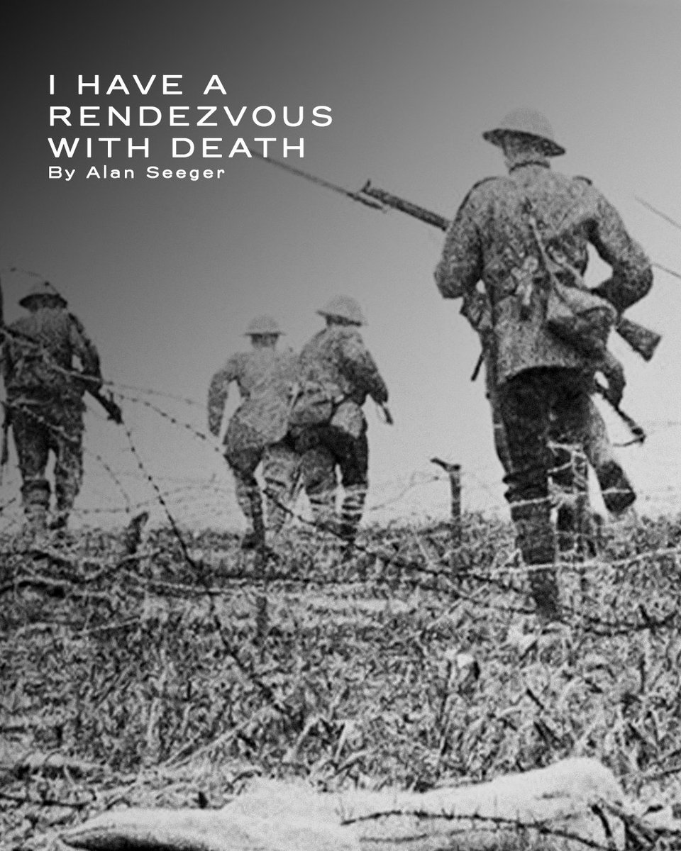 NationalVMM's tweet image. Alan Seeger was an American poet best known for his idealistic and romantic verses, and for his ultimate sacrifice during World War I.
#warpoetry #alanseeger #wwi #worldwari #veteranstories