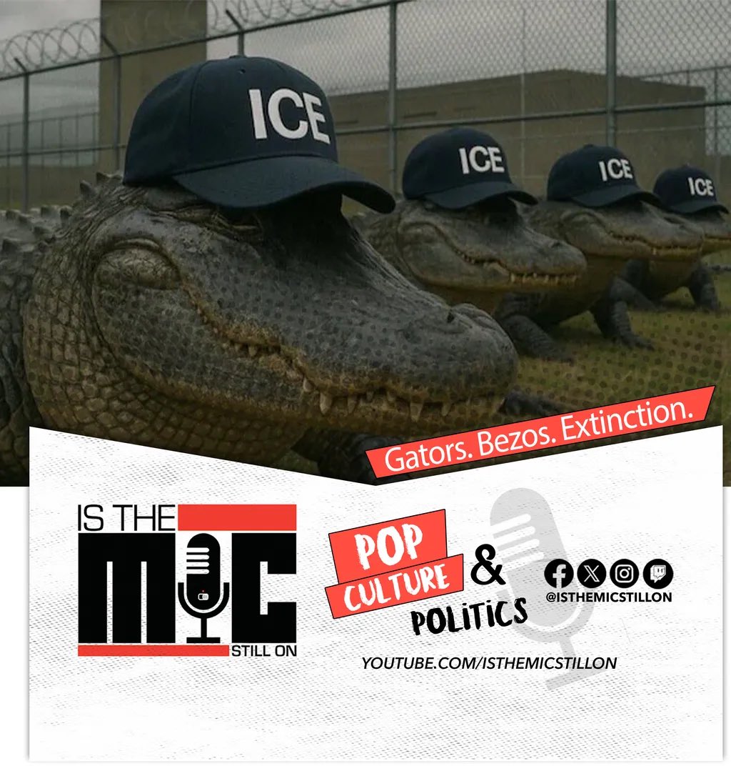Florida building a migrant facility surrounded by alligators 🐊 Bezos spending $50M on his wedding while locals can’t sleep 💍 Scientists say we need 2.7 kids each to avoid extinction 👶 Also… what’s the WORST animal to come back as? 👀New episode of Is the Mic Still On? 🎧