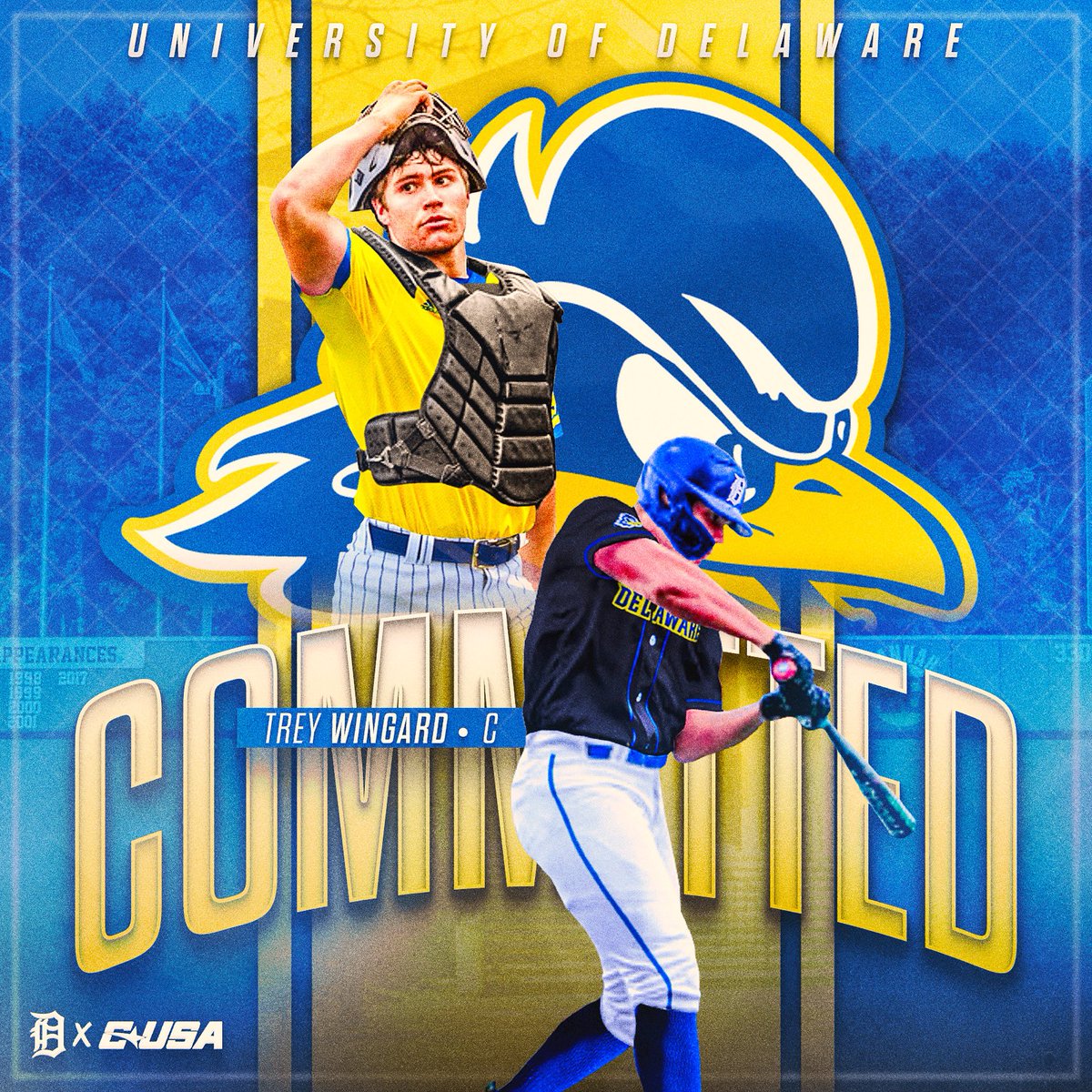 After great conversations with Coach Mamula and an amazing visit, I am blessed to say that I am committing to the University of Delaware to continue my academic and athletic career playing baseball. I would like to thank everyone that has helped and supported me. Go Blue Hens!!