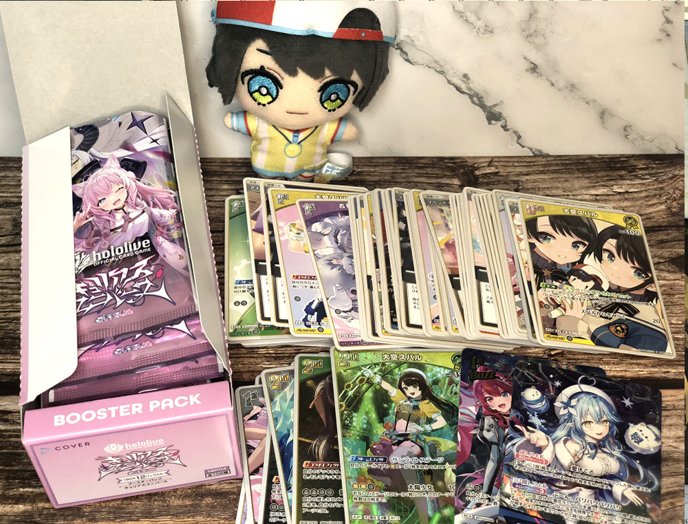 キュリアスユニバース、買ったのですが…出るわけがなかった💦…というか、うい先生のすばるさんが可愛すぎる///正直、箱推しの自分としてはどのカードが出ても嬉しい❤
＃ホロライブOCG