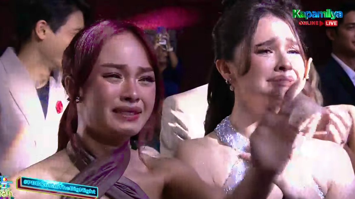 MegaKapamilya's tweet image. Pero grabe iyak ni AC at Kira nu'ng naging 3rd Big Placer ang CharEs 🥺🥹😭

#MEGAkapamilya #PBBCollabTheBigNight