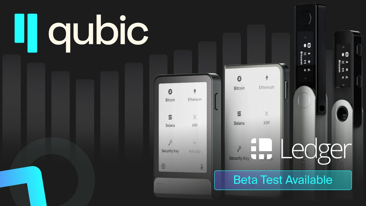 The $QUBIC Development Team has brought you some exciting news. The Ledger  integration for QUBIC is complete, we invite you to take a look at the beta  test. To our readers and