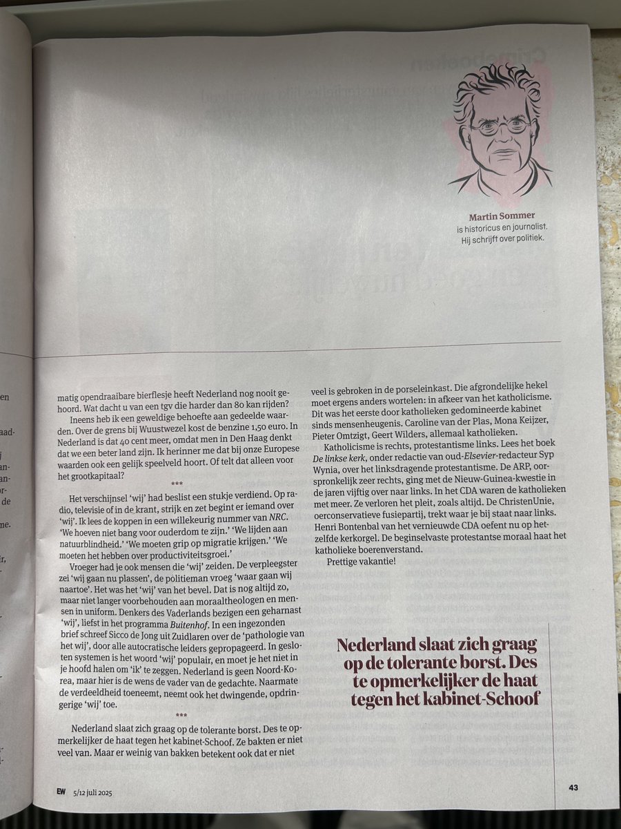 Martin Sommer in ⁦<a href="/ewmagazinenl/">EW</a>⁩