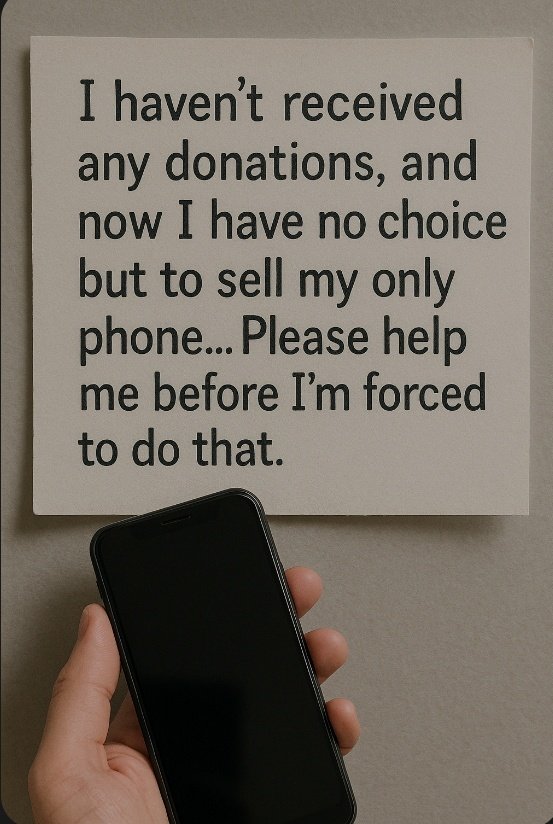 AsmBdwn37631's tweet image. My children are hungry My foot needs urgent surgery.
I haven't received any donations, and I have no choice but to sell my only phone... Please help me before I have to
#VerifiedByRadioWatermelon
gofund.me/4e9917c5