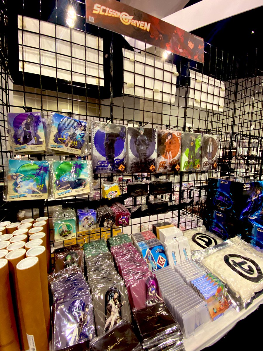 AnimateUSA's tweet image. #AX2025 Day 3🎊
The animate Group Booth (#SH504) is open and stocked with tons of exclusive anime goods🎉🎉
Start your day with us—we're ready for you ✨
#animateUSA #ScissorSeven #JujutsuKaisen