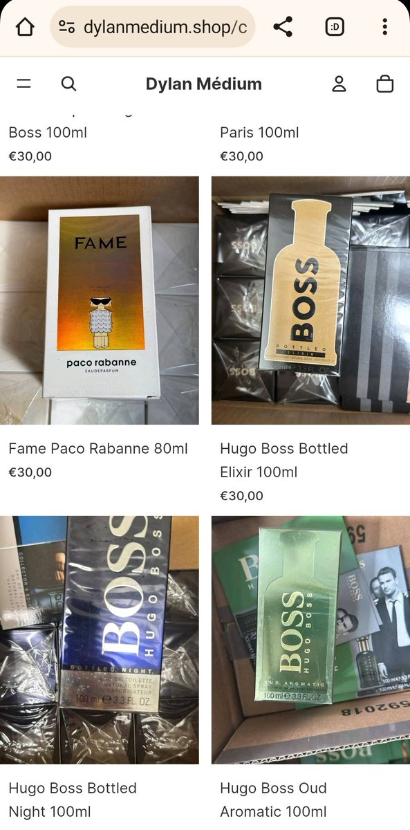 MissArleneZA's tweet image. Non mais #Dylanmedium vend moultes parfums 😱😱😱 et encore, il en manque!