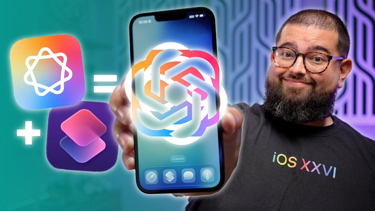 📺 Apple still hasn’t given us a chatbot app for Apple Intelligence…so I made one with Shortcuts! I give you SiriBot, complete with conversation history, contextual awareness, and all with Apple Intelligence + Apple Notes: youtu.be/qI5e0uaxTjY?si…