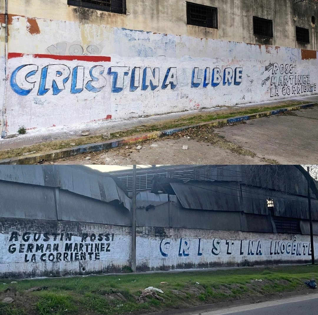 Cristina es inocente, la queremos libre. #ArgentinaConCristina

📍Rosario