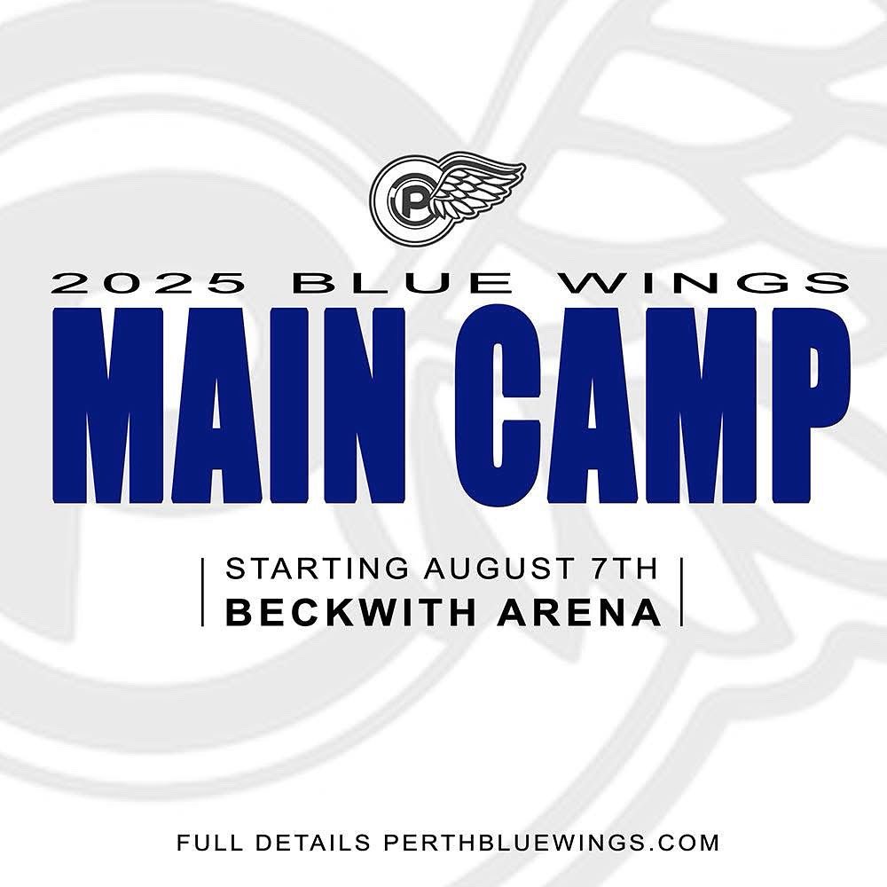 Perth Blue Wings camp starts August 7. Forward and defence positions still available. Go to our website perthbluewings.com for full details and link to register.