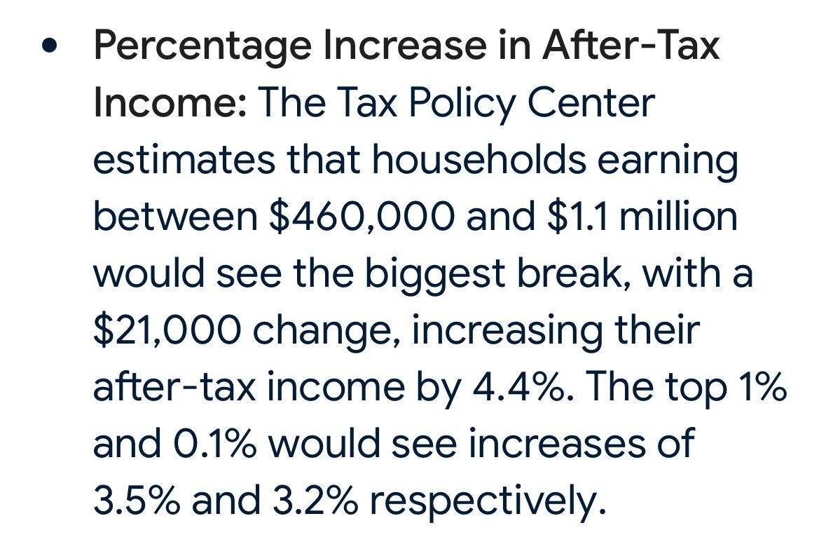 … Sounds like big bill benefited rich; a bone thrown to the elderly Social Security of $6,000. Tax deduction for 3 years, Caps on earned income for Tax free tips, nor caps on income earned for tax free overtime! PROMISES Not Kept!!! # Politician pocket lining! #BusinessAsUsual